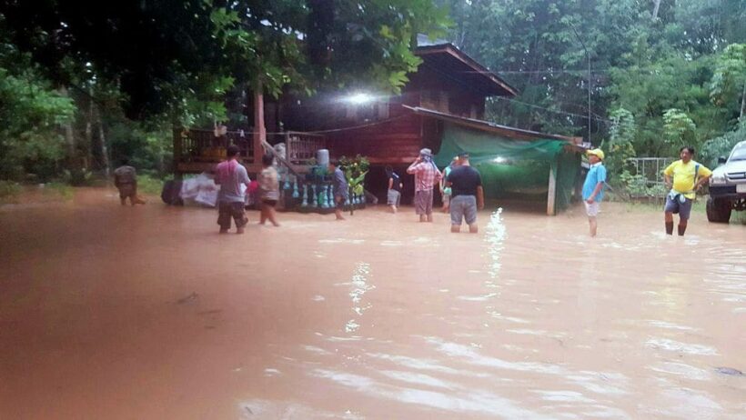 Three Krabi districts hit with flash floods