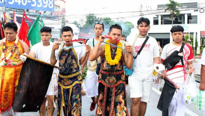 Phuket vegetarian festival processions kick off | News by Thaiger