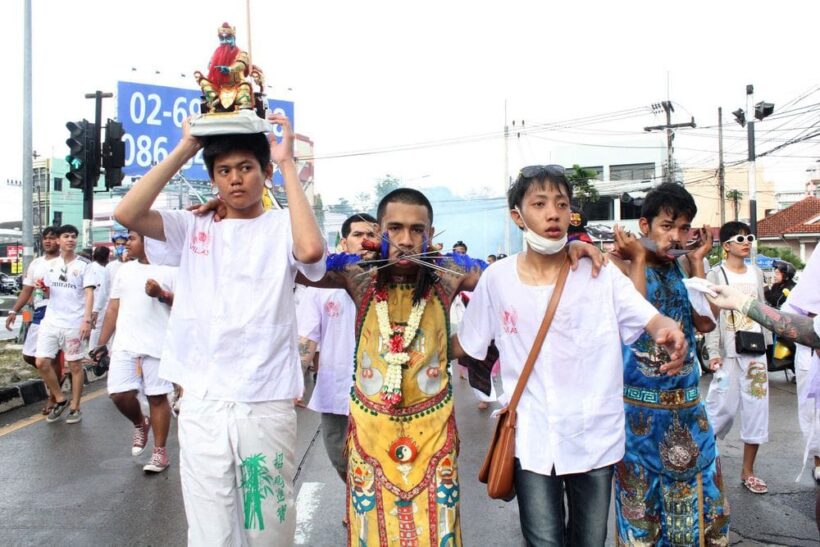 Phuket vegetarian festival processions kick off