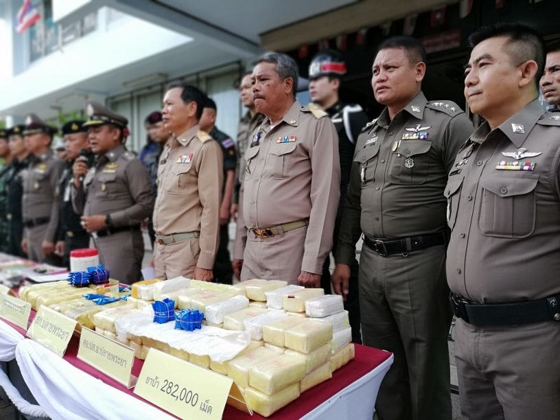 282K methamphetamine pills seized in Krabi