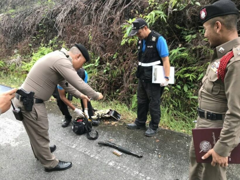 Police hunt for suspects after an early morning car chase around Phuket