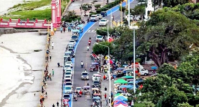 Prachuap Khiri Khan’s 9.6 million baht blue car park