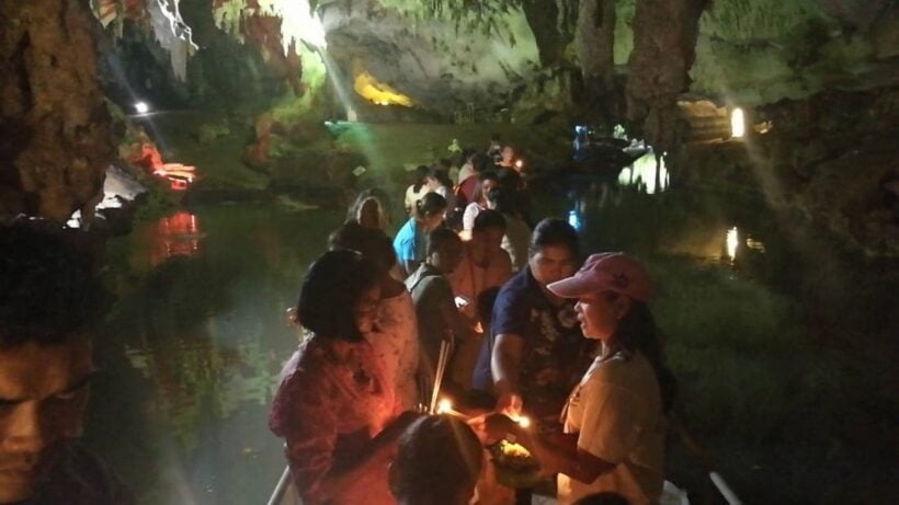 Midday Loy Krathong in Krabi