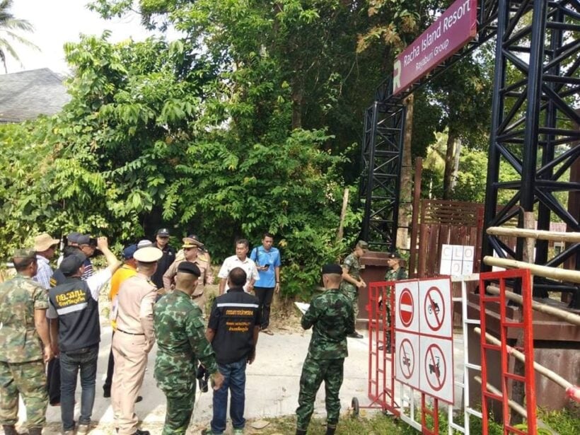 Officers inspect Koh Racha in public access complaint