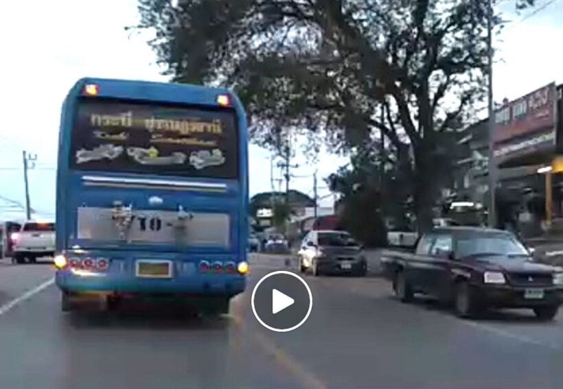 Bus driver and company charged after reckless driving in Krabi – VIDEO