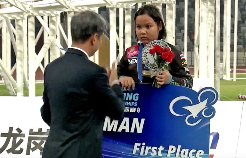 Thai 11 year old wins women’s world drone racing championships