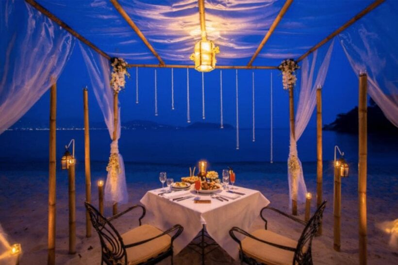 Phuket’s most romantic dinner at Thavorn Beach Village Resort & Spa