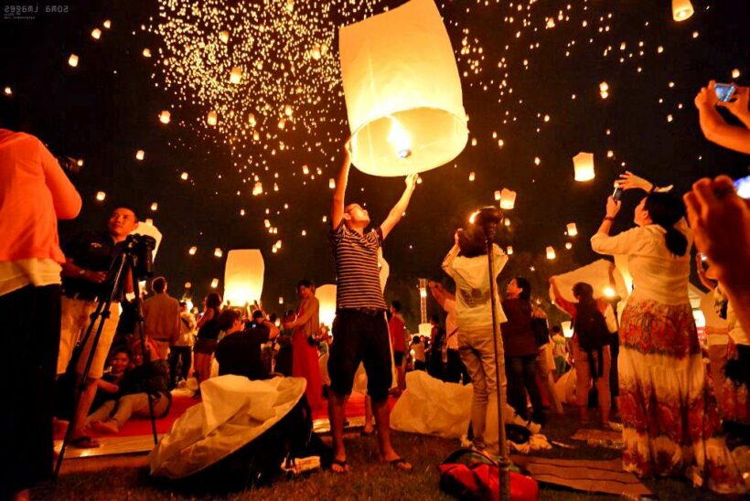 Despite a ban, permission has been sought to launch 64,000 lanterns for Loy Krathong