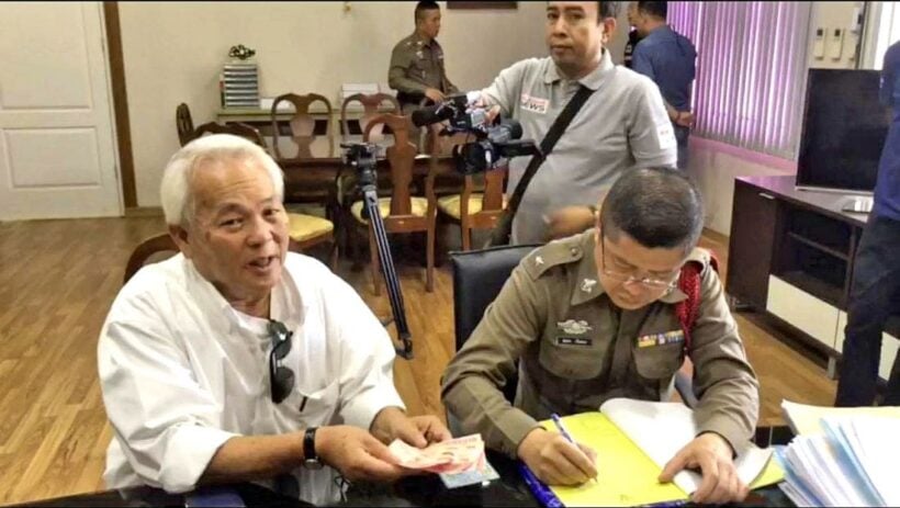 72 year old fined 500 baht for blocking ambulance