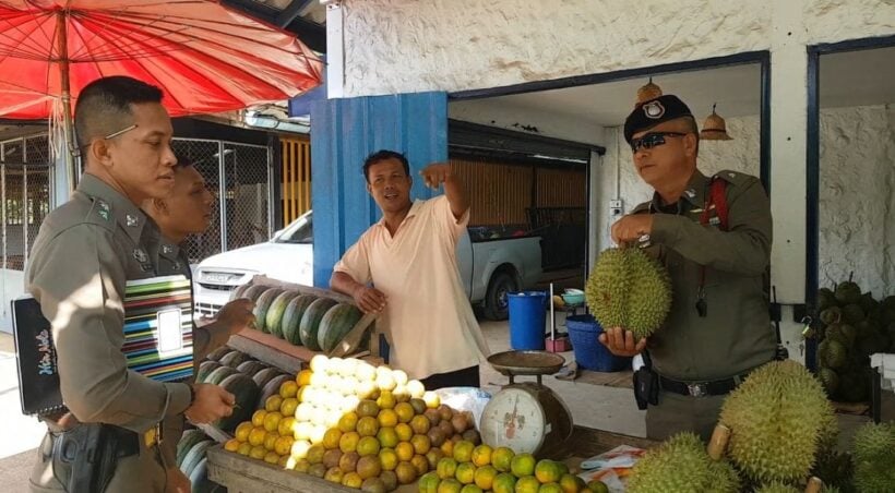 Krabi Police tracking down durian thief