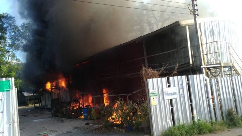 Fire destroys workers’ camp in Kathu