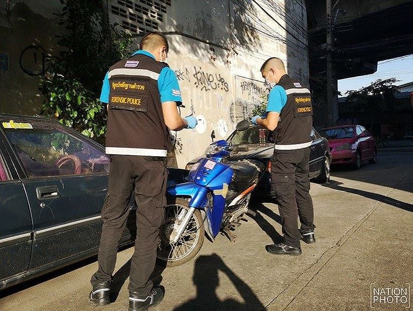 10 million baht gem heist getaway motorcycle belonged to dead Thai man