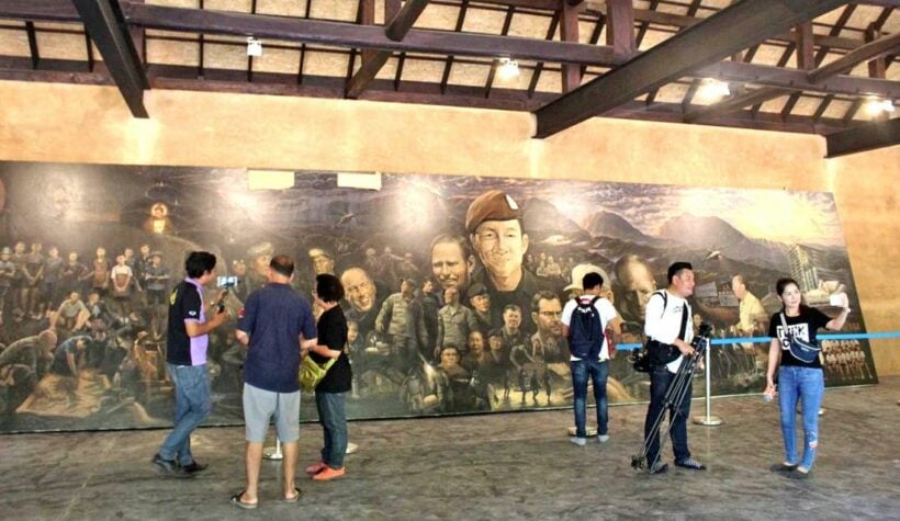 Cave-rescue mural now moved to official Tham Luang memorial