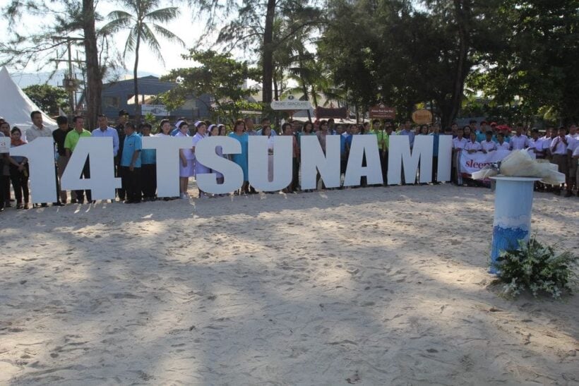 Tsunami remembrance ceremony held on Patong Beach