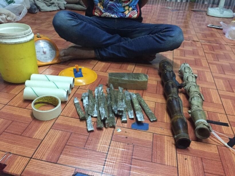 Four arrested with guns and drugs in Chalong