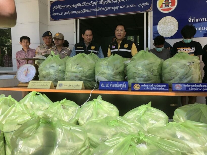 Seven arrested with 500 kilograms of kratom in Phuket