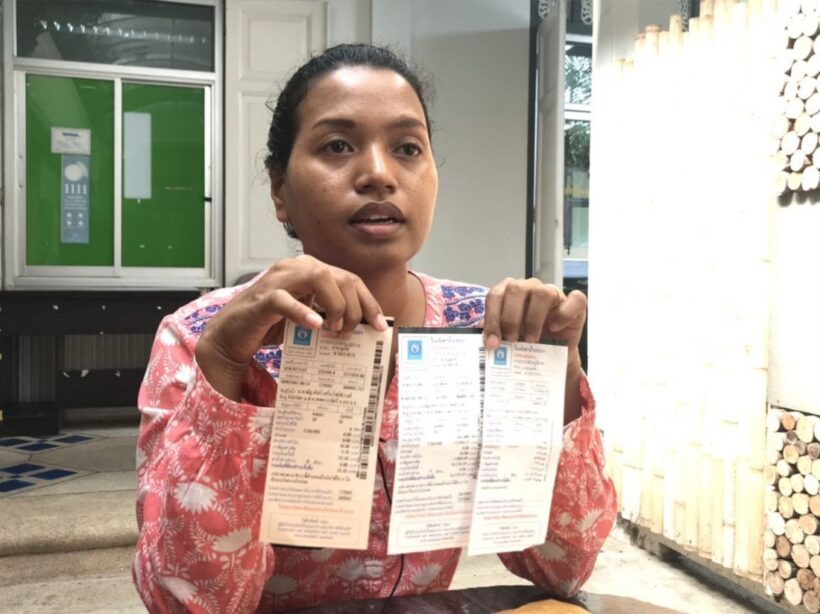 Phuket woman calls for fairness after receiving a 16K Baht water bill