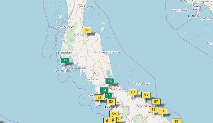 Air quality for Thailand - January 16 | News by Thaiger