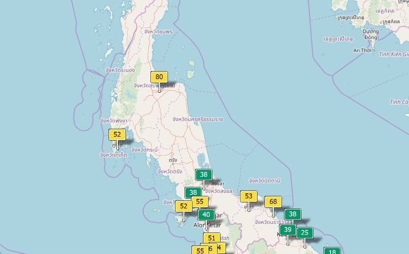 Air quality for Thailand - January 17 | News by Thaiger