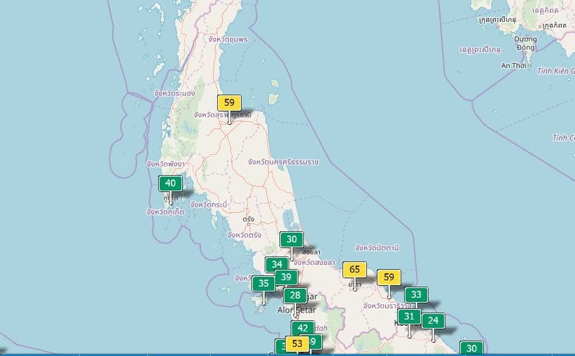 Air quality for Thailand - January 18 | News by Thaiger