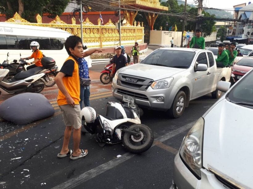 Truck crash on Patong Hill causes three hour traffic delays - VIDEO | News by Thaiger