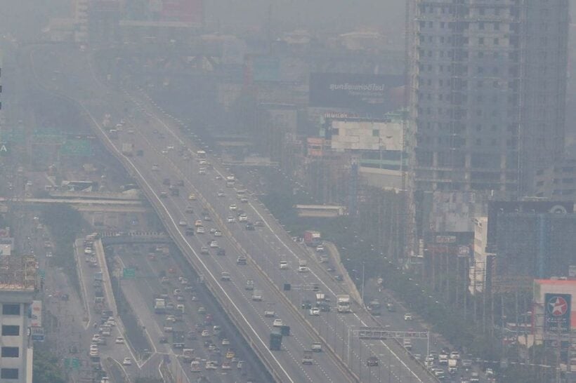 Air quality around Bangkok is bad today