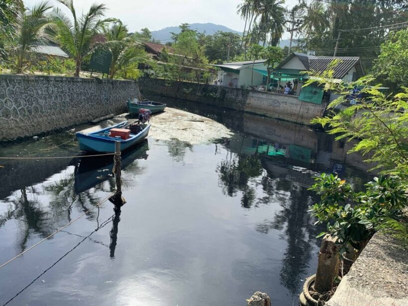Wastewater from Bang Tao Canal flowing into sea | News by Thaiger