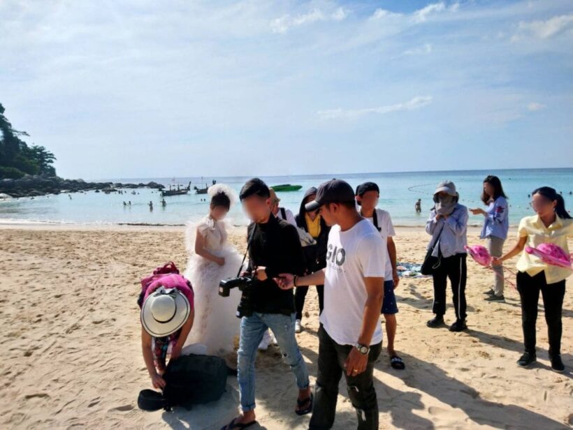 Seven arrested over illegal pre-wedding photo shoots in Phuket