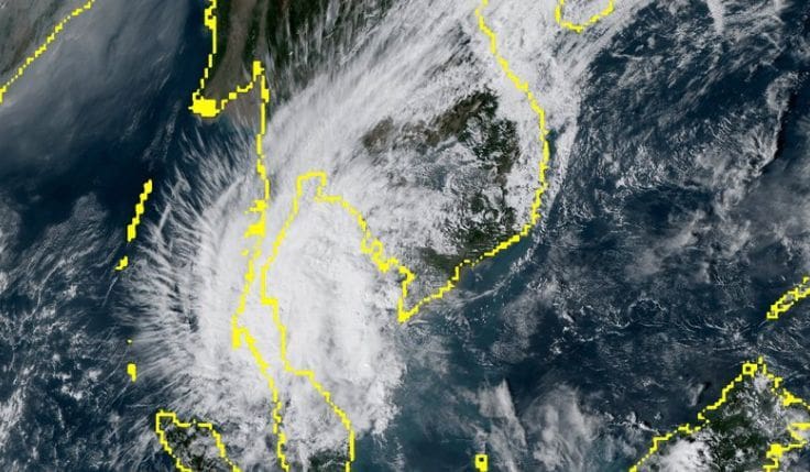 Pabuk makes landfall as it swirls across the Malay Peninsula | News by Thaiger