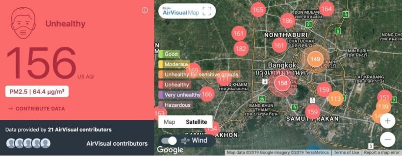 Bangkok Air Quality: BKK Governor calls for help as PM2.5 smog