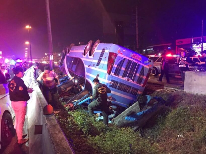 Allegedly negligent bus driver fined 5,000 baht, six dead get 30K compensation