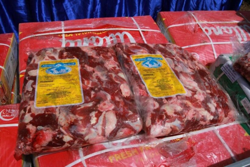 Krabi pair arrested over smuggled beef products