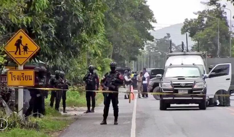 28 year old ranger injured in Pattani bomb attack outside school