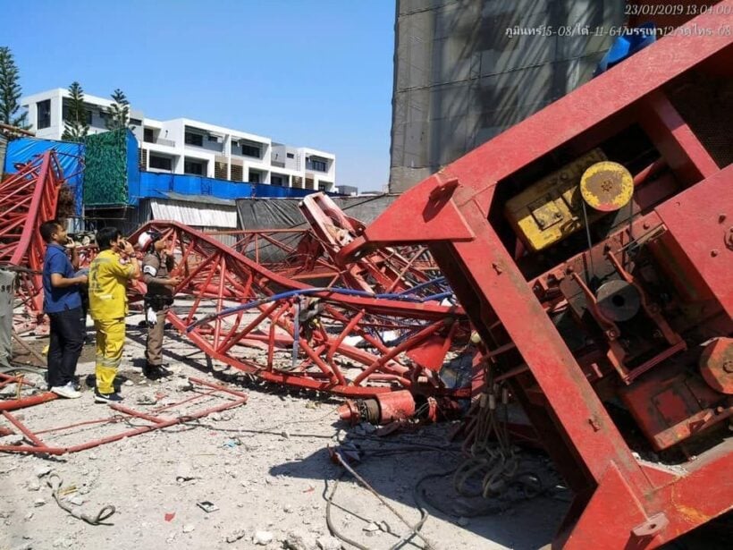 Four dead and at least five injured in Bangkok crane failure | News by Thaiger