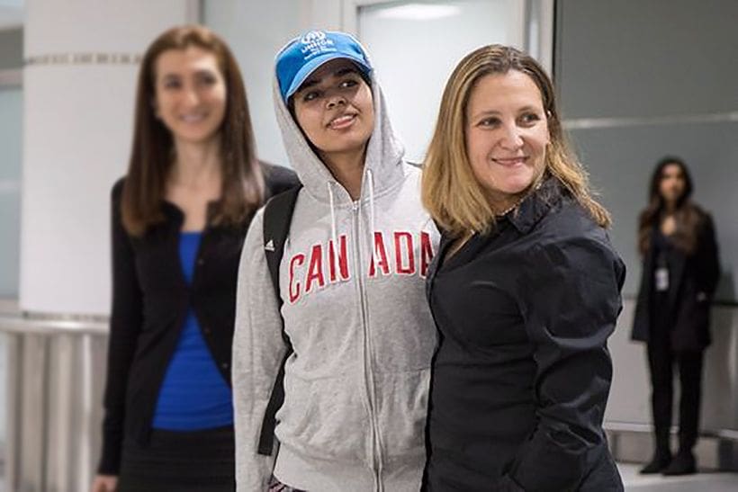 Rahaf al-Qunun arrives in Canada - no mention in Saudi media | Thaiger