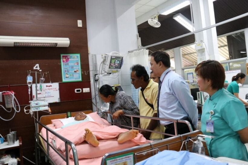 His Majesty pays Phang Nga boy’s medical costs  – more operations Saturday