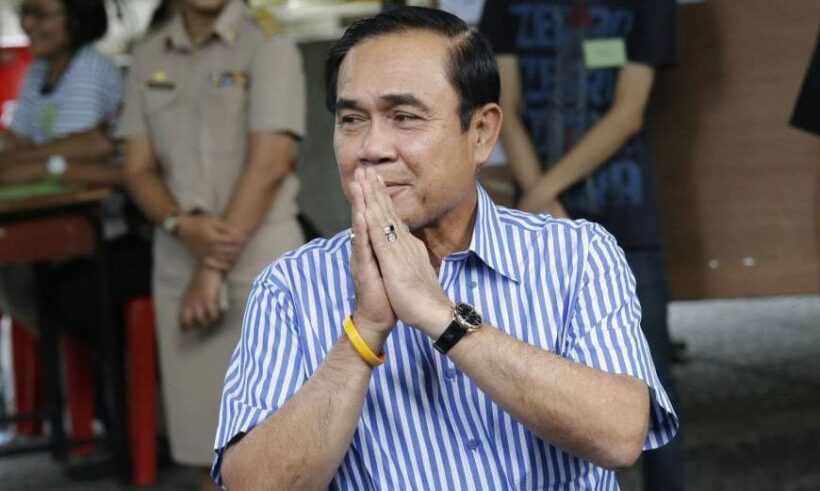 Prayut says he’s still waiting for an invitation to join a party for the election