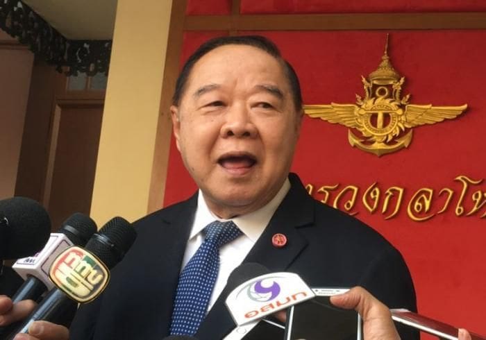 “There may be a substitute prime minister,” says deputy PM Prawit