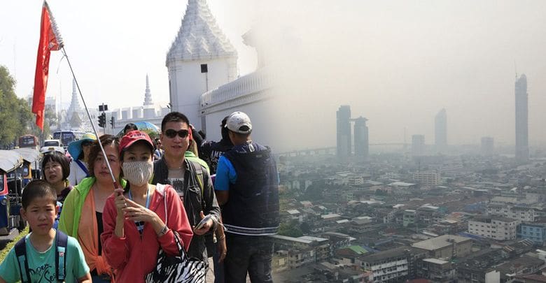 ฝุ่นละออง PM2.5 ทำนักท่องเที่ยวหาย 10 ล้านคน! | The Thaiger