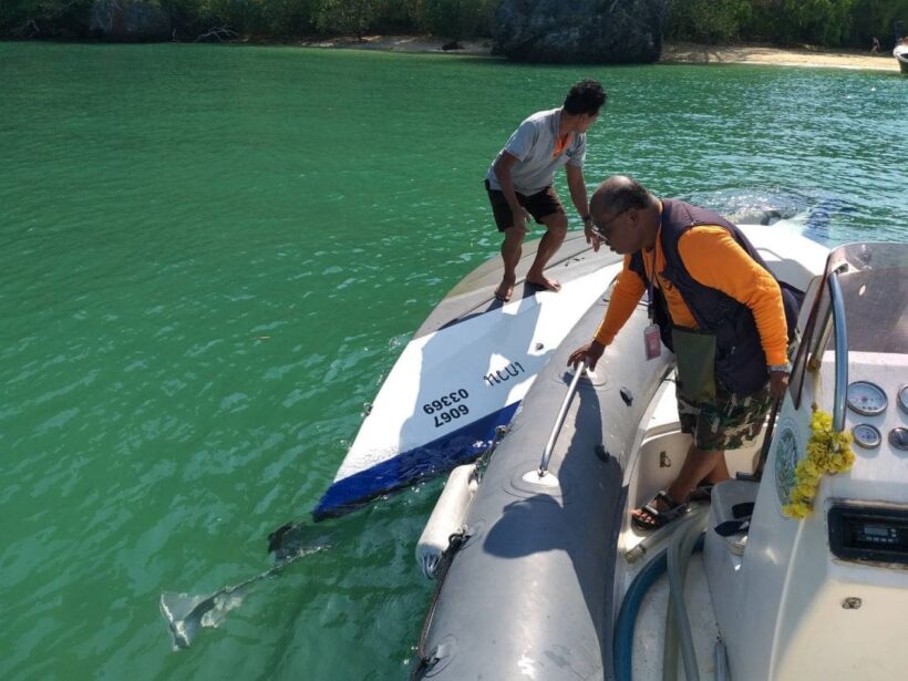 Capsized speedboat found in Krabi | News by Thaiger