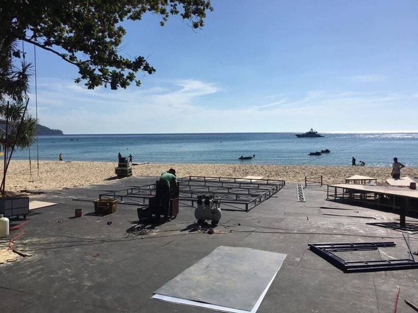 Staging and structures demolished on beach in Cherng Talay | News by Thaiger