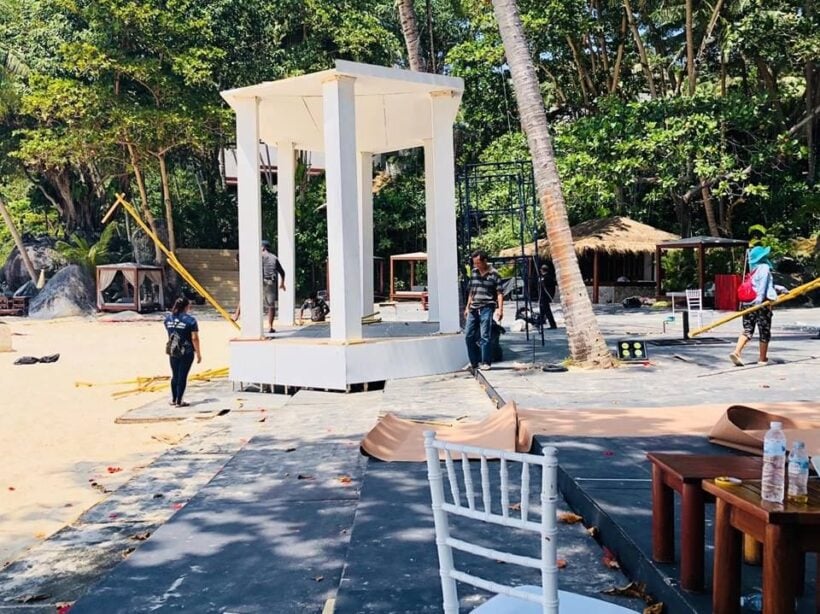 Staging and structures demolished on beach in Cherng Talay | News by Thaiger
