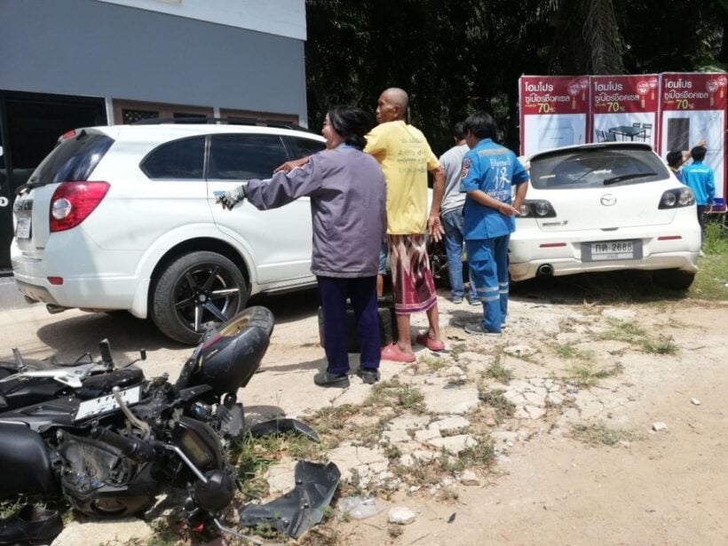 Motorbike driver “flew five metres” in Krabi road incident