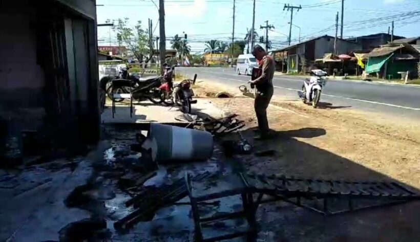 Man injured, chicken dead after explosion of oil tank in Krabi | News by Thaiger