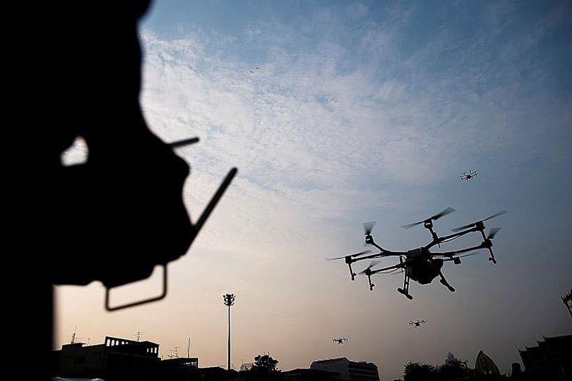 Send in the drones – Bangkok Governor – Air pollution – VIDEO