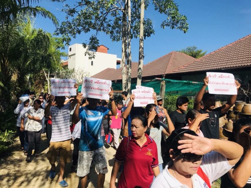 Locals and business operators protest luxury condo in Kata Noi | News by Thaiger