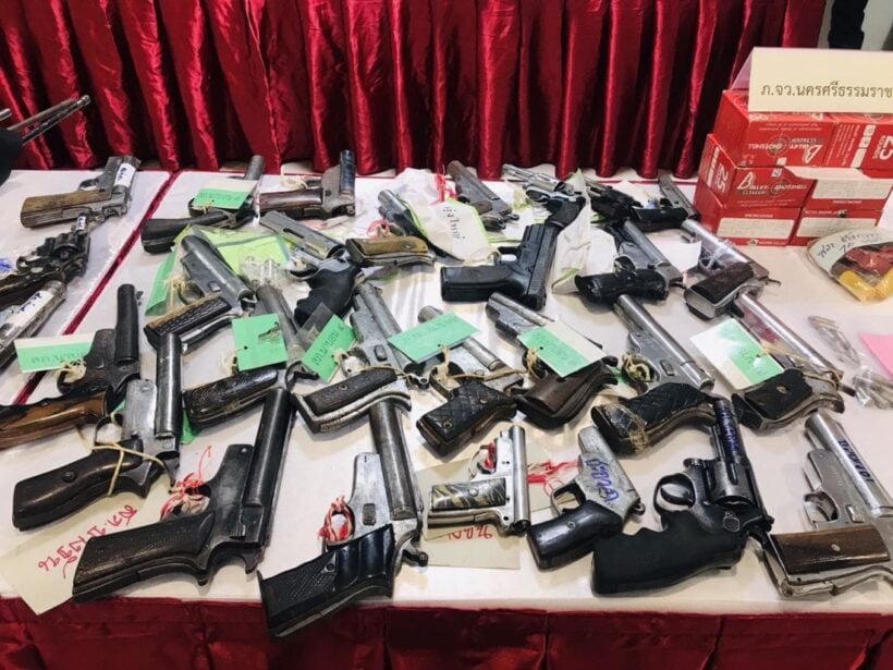 Firearms and drugs seized in southern provinces crackdown | News by Thaiger