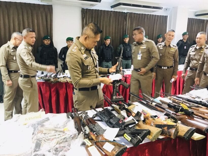 Firearms and drugs seized in southern provinces crackdown | News by Thaiger