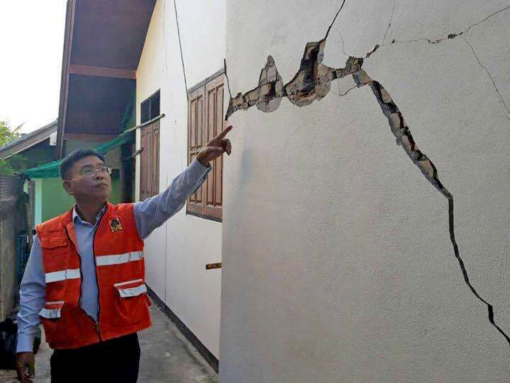 No fatalities or injuries reported in Lampang earthquake