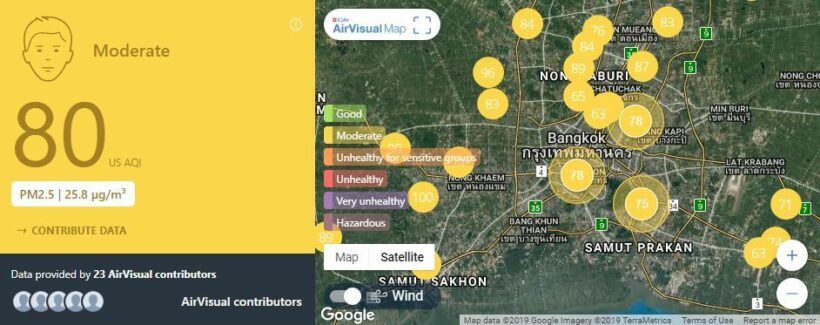 Air quality for Thailand – February 7 | News by Thaiger